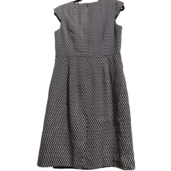 EUC J.Crew Dress Women’s Size 8 Navy and White - Picture 4 of 8